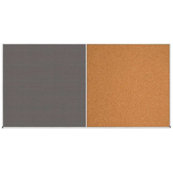 Enclosed Corkboard, 1 Door, 48"x36", 4" Fra